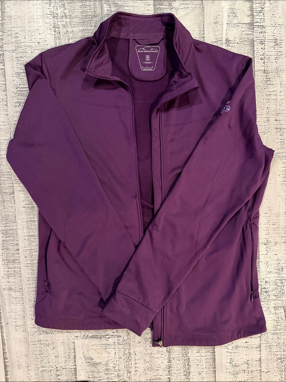 Sun Mountain Women's Thermal Jacket in Deep Plum
